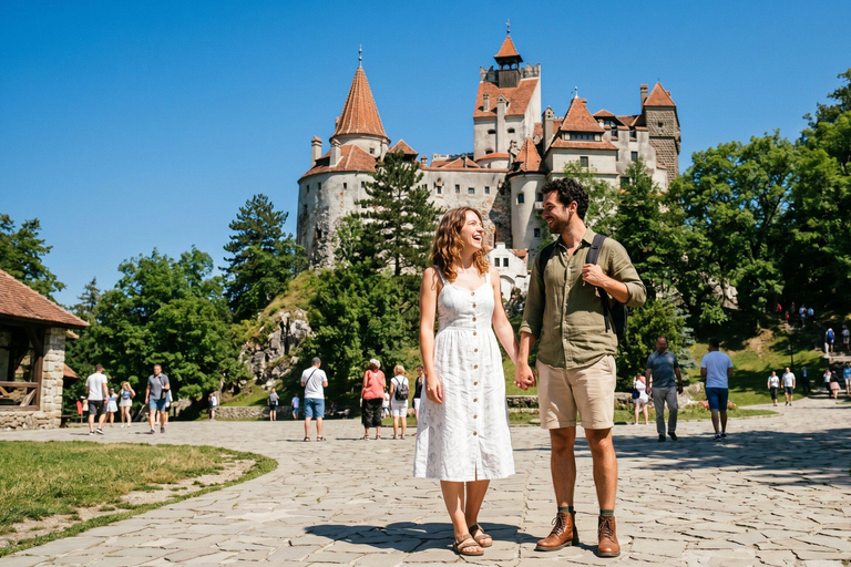 Dracula Castle-Peleș Castle-Cantacuzino Castle and Brașov COACH TOUR Audio guide in 24 languages