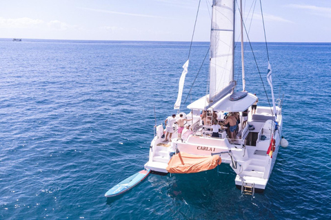 Gran Canaria: Catamaran tour with lunch on unspoiled beaches