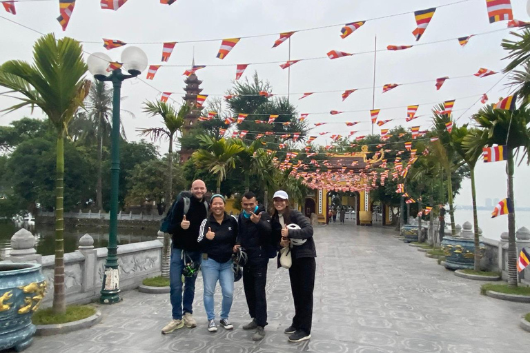 Batimento cardíaco de Hanói: Um dia inteiro na cidade, almoço e show de marionetesGrupos pequenos de ônibus