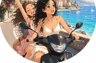 Nizza: Rollertour an der Côte d'Azur mit einheimischer Guide