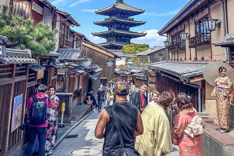 Osaka: tour privato di Kyoto e Nara con servizio di pick-up in hotel