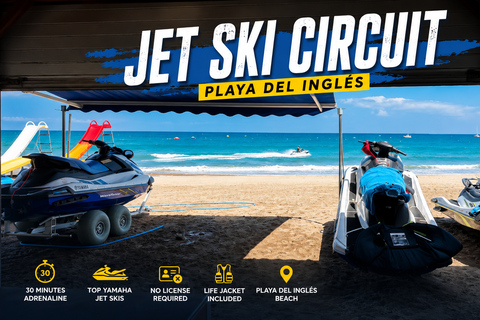 Gran Canaria: Jet Ski Circuit Experience in Playa del Inglés Gran Canaria: Playa del Inglés Jet Ski Experience 15min