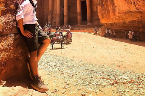 From Amman : Petra , Wadi Rum & Dead Sea ( 2 Day Trip ) Amman : Petra - Wadi Rum & Dead Sea ( 2Day 1 Night Tour )