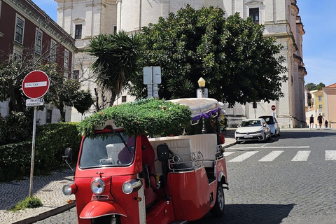 Lisbon: Multilingual Private TukTuk Tour with Live Guide Ultimate Lisbon & Belém Experience 04 hrs(Pick Up+Drop-off)*