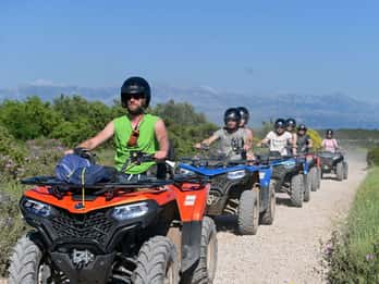Trogir, Žedno: Čiovo Island 100% Off-Road Quad ATV Tour