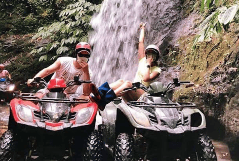 Ubud Bali Kuber Atv Quad Bike With Long Tunnel Waterfalls Getyourguide