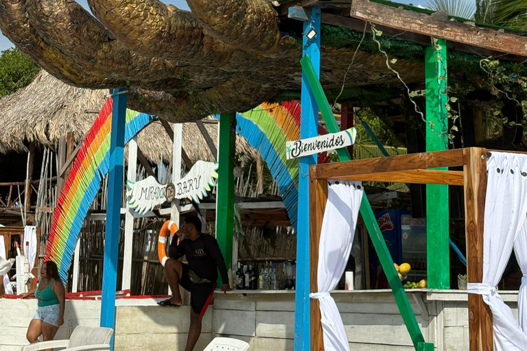 Tour of the Baru viewpoint beach in Cartagena Tour of the beach at the Baru viewpoint in Cartagena
