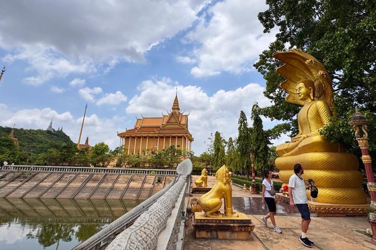 Private Tour to Oudong, Koh Chen Island and Buddhist Center Option without Lunch