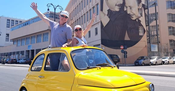 Palermo: Vintage Fiat 500 Tour with Guide