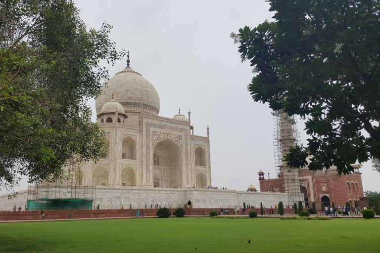 Tour Taj Mahal-Agra Fort &amp; Bazar con guida privata giapponeseTour guidato con macchina