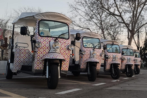 Madrid: City Tours - 6 seats private ecological tuk tuk Madrid: City Tour Highlights must see (1,5 hours)