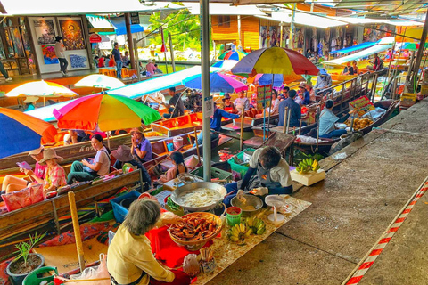 Bangkok: Floating Damnoen Saduak and Mae Klong Train Markets