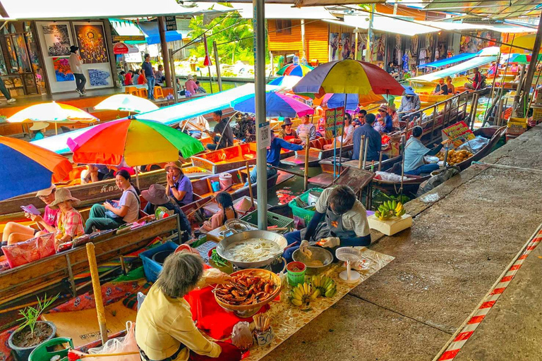 Bangkok: Floating Damnoen Saduak and Mae Klong Train Markets
