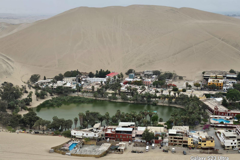 Paseo loco en buggy sandboarding y puesta de sol