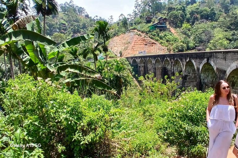 ELLA Lipton Seat Tea Test & Pluck 9Arch, Waterfalls, & Food Lipton's Seat, Little Adam Peak, 9 Arch, Ravana Waterfalls
