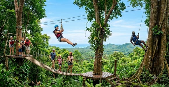 Phuket: Kathu Jungle Zipline & Canopy Adventure