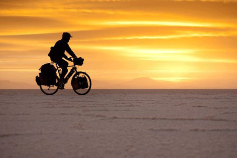 From Uyuni: Uyuni salt flat by bicycle