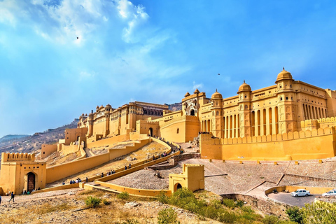 Jaipur: Full-Day Pink City Tour with Masala Tea Tour by Car and Driver with a Guide