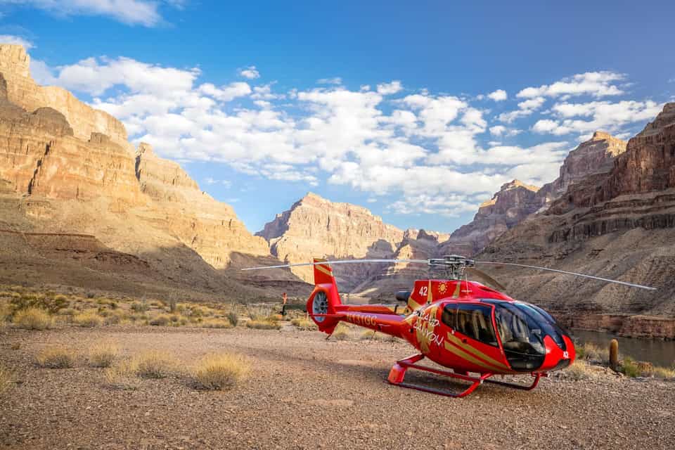 Landung am Colorado River mit Picknick