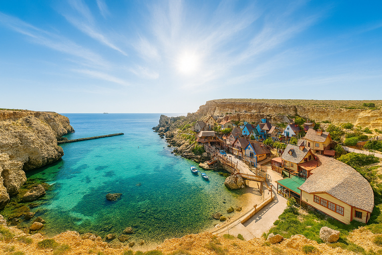From Sliema: Around Malta Cruise with 3 Swim Stops and Lunch
