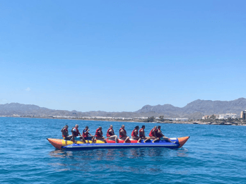 Águilas: Bananenboot-Bootsfahrt mit Blick auf die Küste