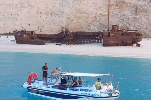 Zakynthos:Alykes-Alykanas- Navagio Beach private group tour