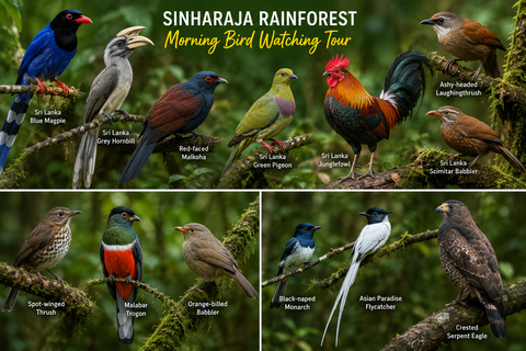 From Mirissa: Sinharaja Rainforest Birdwatching Tour