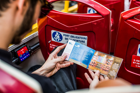 Paris: Big Bus Hop-On Hop-Off Tours med valfri kryssning24-timmarsbiljett och kryssning på floden Seine