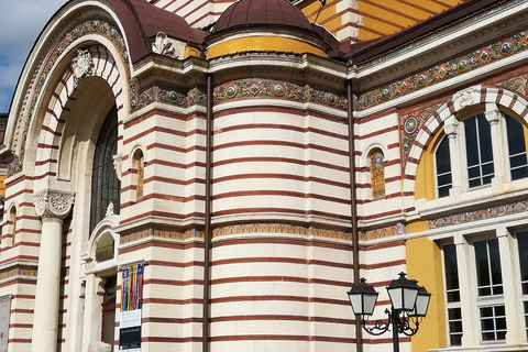 Sofia along its shady streets Sofia along the shady streets