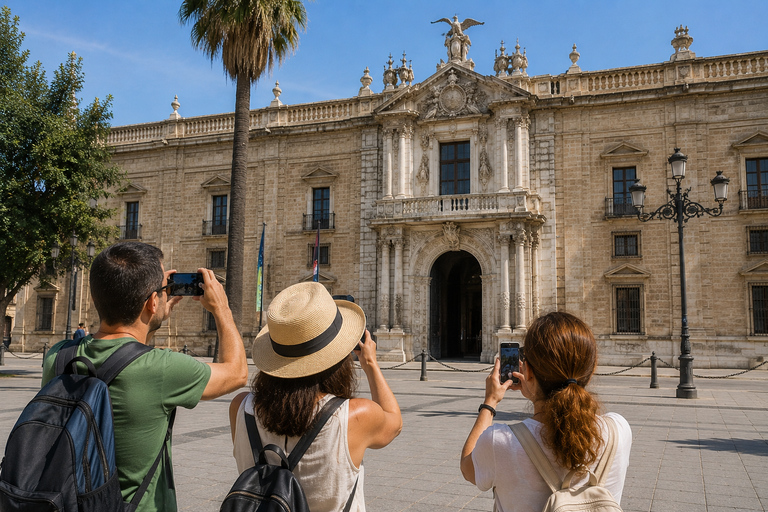 Seville: City Walking Tour & Plaza España