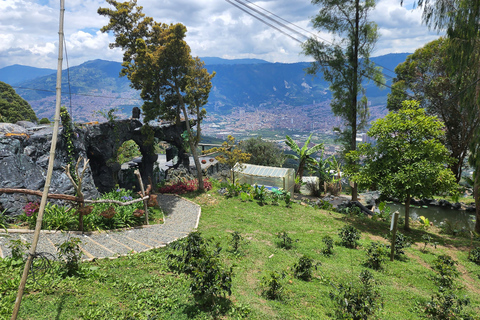 Medellin: Tour della fattoria del caffè a cavallo con Spa del caffè