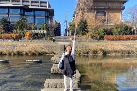 E-Bike Tour in Kyoto with Asuka, Japanese graduate student