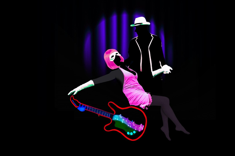 Prague: Underground Black Light Theatre Interactive Show