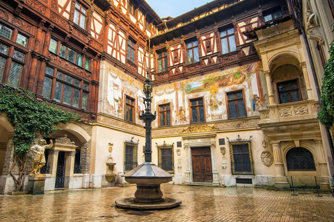 Bucharest: Dracula Castle, Peles Castle & Brasov Guided Tour MINIVAN 8 Dracula Castle, Peles Castle & Brasov Guided Tour