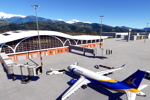 Katmandu: Envägs flygbiljett till Pokhara (KTM-PKR)Yeti eller Shree Airlines Flyg för innehavare av utländska pass