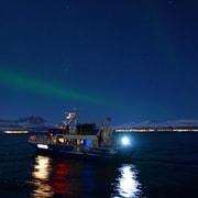 Tromsø : croisière en soirée pour observer les aurores boréales (dîner en option)