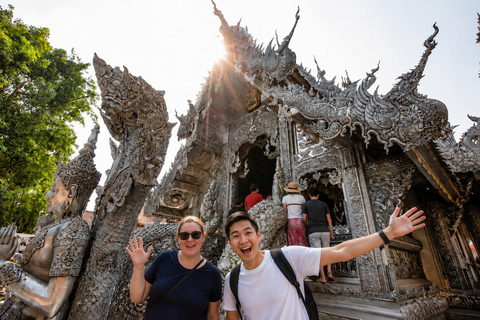 Chiang Mai: Old City Guided Tuk-Tuk Tour with Market Visit Option 1: Express Tuk Tuk Experience (2 hours) English Guide