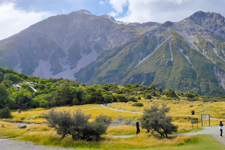 Mt Cook Tour: Ende in Christchurch, Queenstown oder DunedinKeine Rückkehr: Tagestour von Christchurch zum Mount Cook