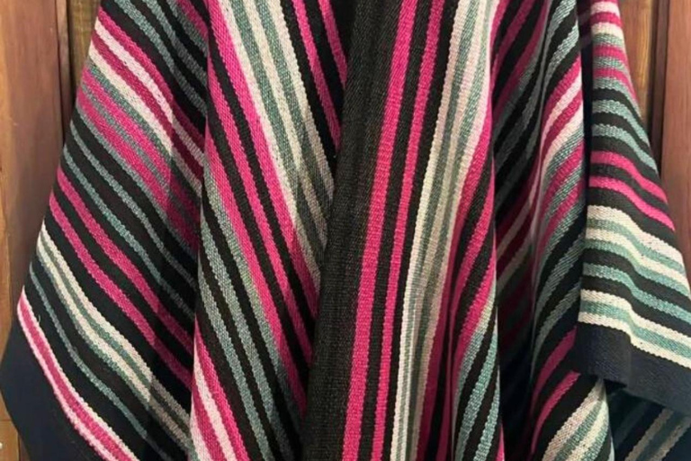 Quito Historic Center: Poncho Museum & Finger Painting Workshop & Souvenir Quito's Historic Center: Poncho Museum, Finger Painting Workshop, and Souvenir