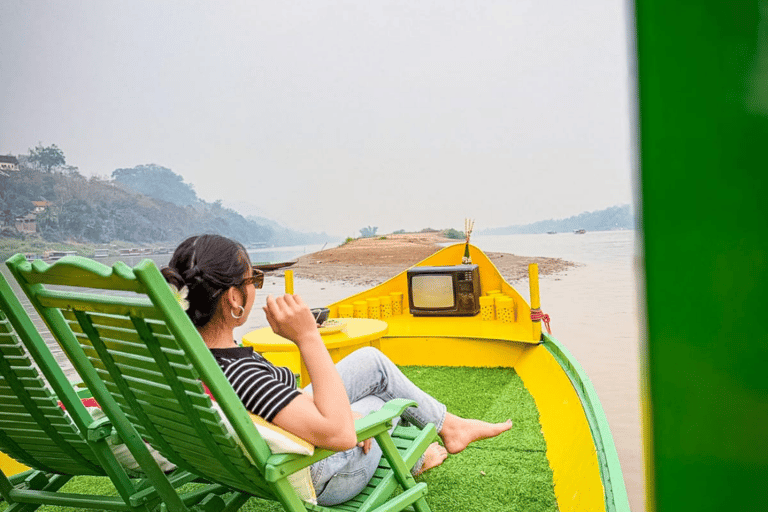 Two Rivers Sunset Cruise in Luang Prabang with Food & Drinks