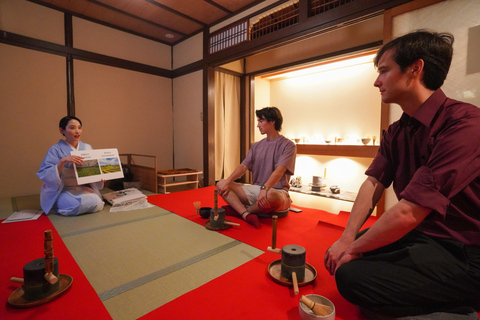 Visite à pied de la cérémonie du thé et du Wabi-sabi à Kyoto Gion