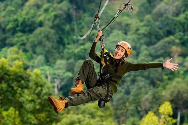 Jakarta/Bogor: Zipline Adventure, ATV, Waterfall & Transfer
