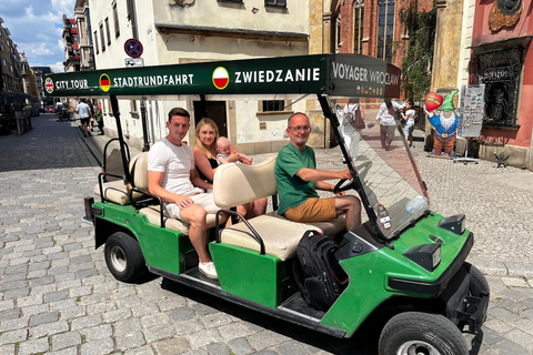 Wroclaw: Stadsvandring Sightseeing med golfbil Delad eller privatWROC Privat tur med upphämtning från hotell