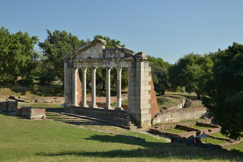 Da:Tirana/Durres/Golem:Anfiteatro di Durazzo e Tour di Pollonia.