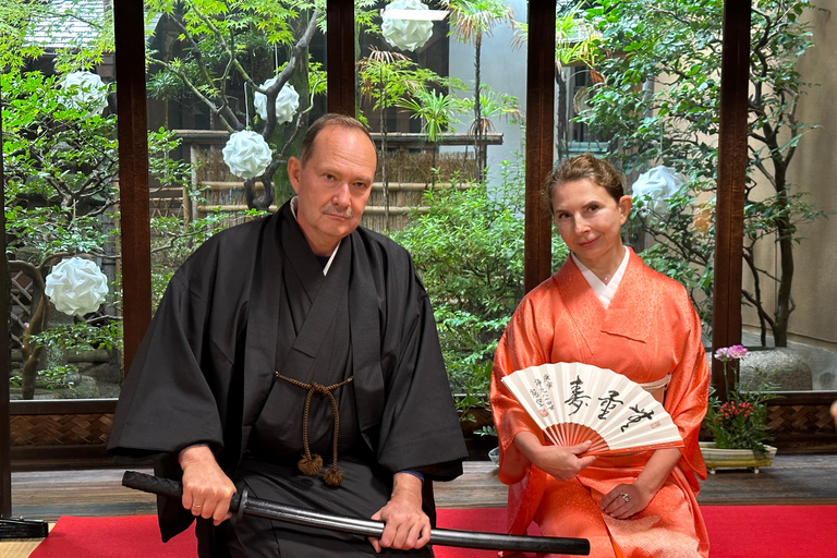 Kyoto: Tour pela Machiya de 140 anos, kimono e cerimônia do cháPlano padrão