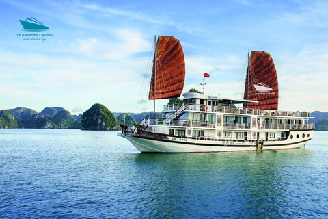 Vanuit Hanoi: 3D2N Ha Long &amp; Lan Ha Bay met Le Journey CruiseStart vanuit Hanoi om 8:00 AM