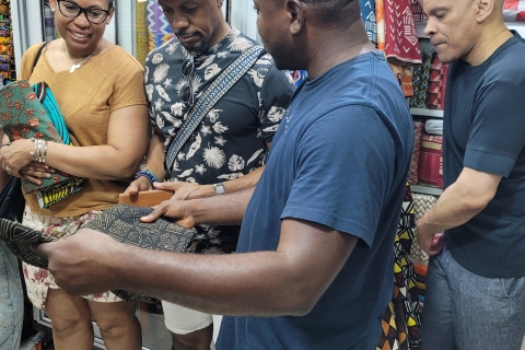 Accra: Ghana fabric tour and batik tie and dye making Accra -Ghana:Half-Day guided Ghana fabric tour