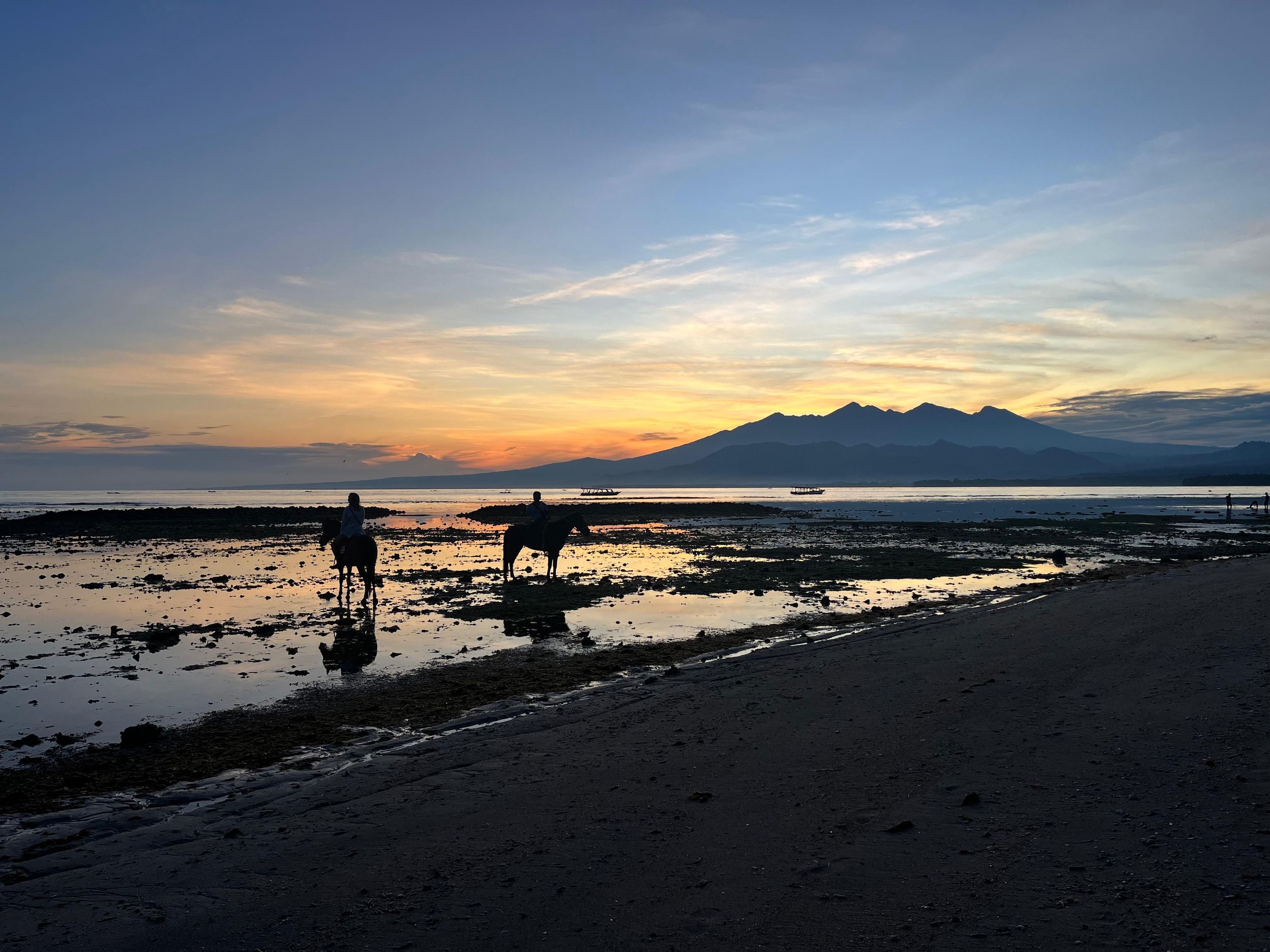 Gili Air: Privater Ausritt bei Sonnenauf- oder -untergang