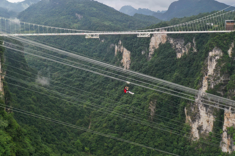 Zhangjiajie : excursion guidée d&#039;une journée au Grand Canyon et au pont de verre