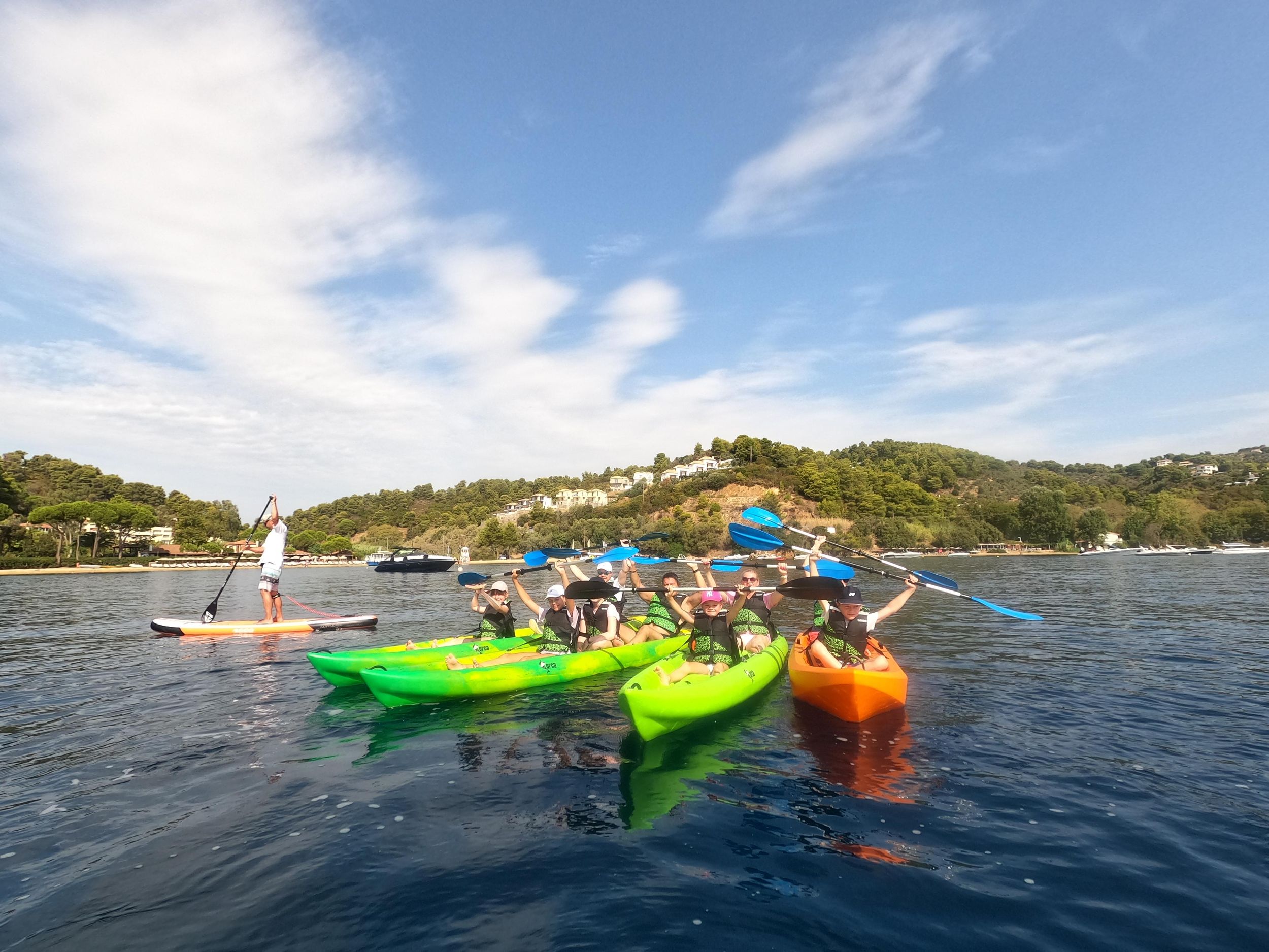 Skiathos: Geführte Seekajaktour mit Badestopp